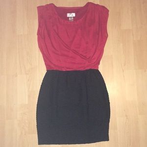 Red and Black dress